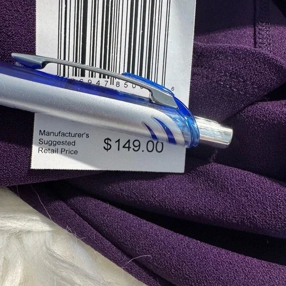 bebe V-neck & Spaghetti Straps Wide-Leg Jumpsuit in Eggplant - Picture 4 of 8